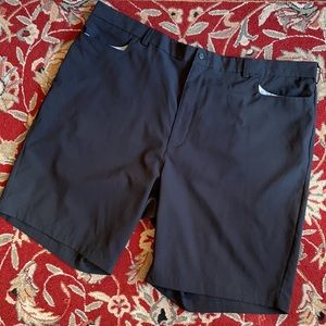 PGA TOUR PRO SERIES FINE LINE FLAT FRONT GOLF SHORT BLUE SIZE 48